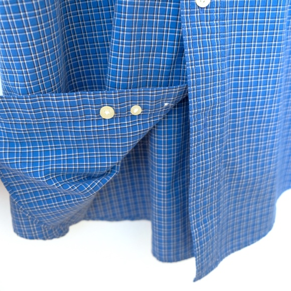 CHAPS - Men's Buttoned Down Short Sleeve Shirt - Picture 7 of 7